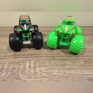 Monster Jam Grave Digger monster trucks - Like New